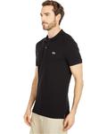 Поло Lacoste Short Sleeve Slim Fit Pique, черный - фото 2