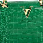 LOUIS VUITTON Сумка-кроссбоді Capucines Crocodile Leather Capison Mini Women's Emerald Green - фото 3