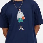 Футболка new balance, Navy - фото 2