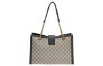 Сумка gg padlock series single-shoulder bag middle-size creamy/brown Gucci, бежевый - фото 3