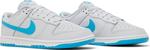 Кроссовки Nike Dunk Low, белый/голубой - фото 2