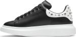 Кроссовки Alexander McQueen Studded Oversized Sneaker White Black, черный - фото 3
