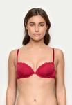Бюстгальтер Yamamay Push-up bra, Ruby Plain/Dark Red - фото