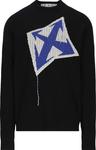 Джемпер Off-White Arrows Intarsia Wool Jumper 'Black', черный - фото 2