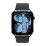 Умные часы Apple Watch Series 11 (GPS+Cellular), 46 мм, Space Gray Aluminum Case/Black Solo Loop - Size 3 - фото 2