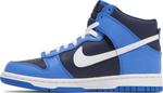 Кроссовки Nike Dunk High GS 'Obsidian', синий - фото 4