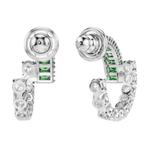 Матричные серьги-кольца Swarovski - фото 6