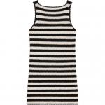 Полосатое мини-платье Triomphe CELINE, Светлый умбровый - фото 3