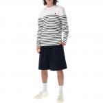 Шорты чино Ami Paris с пуговицами AMIPARIS, синий - фото 5