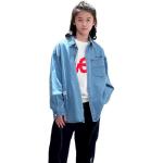 Детские джинсовые рубашки Lee, голубой - фото 4