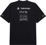 Футболка Balenciaga Playstation Boxy T-Shirt Black, черный - фото 2