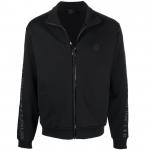 Куртка спортивная Moncler Logo-trim Zip-front, черный - фото
