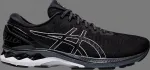 Кроссовки gel kayano 27 4e wide 'black silver' Asics, черный - фото