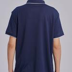 Рубашка поло мужская темно-синяя Nike, темно-синий - фото 4