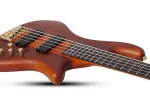 Электрический бас-гитара Schecter Stiletto Studio-5. Медовый атлас (HSN) - фото 4