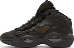 Кроссовки maison margiela x question mid 'memory of - black' Reebok, черный - фото 4