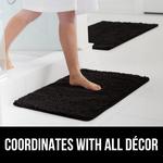 Коврик для ванной Gorilla Grip, 153х44 см, черный - фото 6