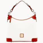 Сумка хобо Dooney & Bourke Pebble Grain, белый - фото