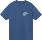 Футболка Stussy Phat S Tee 'Midnight', синий - фото