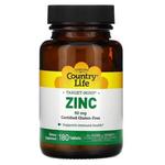 Цинк, Country Life, Target-Mins, 50 мг, 180 таблеток - фото 2