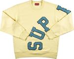 Толстовка Supreme Big Arc Crewneck 'Light Yellow', желтый - фото 2