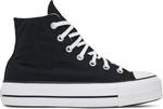Кроссовки Converse Wmns Chuck Taylor All Star Lift High Black White, черный - фото