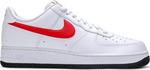 Кроссовки Nike Air Force 1 '07 'Mismatched Swooshes - White', белый - фото 2