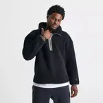 Пуловер Men's UGG UGGbraid Half-Zip, черный - фото