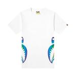 Футболка BAPE Rainbow Side Shark Tee 'White', белый - фото 2