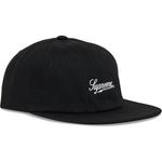 Бейсболка Supreme Script Logo 6-Panel, черный - фото