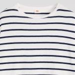 Лонгслив Levi's Julie Slub, белый/черный - фото 2