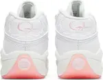Кроссовки question mid big kid 'pink toe' Reebok, белый - фото 7