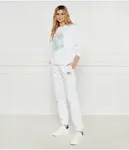 Кожаные кроссовки Винни-Пуха Guess, белый - фото 2