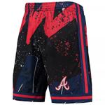 Мужские шорты Mitchell & Ness Red Atlanta Braves Hyper Hoops - фото 2