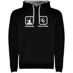 Худи Kruskis Problem Solution Climb Two-Colour, черный - фото