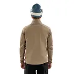 Флис The Mountain Studio Techno grid t-neck full zip, бежевый - фото 2