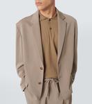 Шерстяной блейзер Eligio The Row, Grey Taupe - фото 5