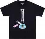 Футболка Pleasures Glass T-Shirt 'Black', черный - фото 2