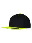 Бейсболка Flexfit Snapback, цвет blk/neonyellow - фото 3