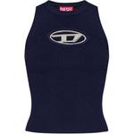 Женский топ-майка DIESEL, темно-синий - фото