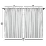 Штора twentyfour Wald IX (2 шт), 225 см цвет grün/braun - фото 3