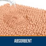 Коврик для ванной Olanly, 92х60 см, персиковый - фото 5