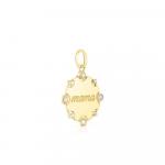 Подвеска Tous Mama Medallion, золото/бриллианты - фото 5