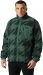 Helly-Hansen мужская куртка Panorama Printed Pile Snap Helly Hansen, 390 Jungle Green Houndstooth A - фото