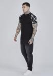Футболка с принтом SIKSILK, черный - фото 3