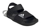 Сандалии adilette sandal 'black white' Adidas, черный - фото 3