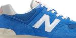 Кроссовки New Balance 574, белый/ярко-синий - фото 3