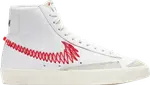 Кроссовки Nike Blazer Mid '77 GS 'Double Zig Zag-Stitched Swoosh', белый - фото 2
