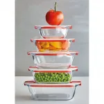 Pyrex Контейнер Cook & Heat из пирекса с крышкой, красный - фото 7