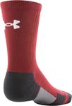 Носки Under Armour Youth Team Crew, 1 пара, Maroon/Black/White - фото 3